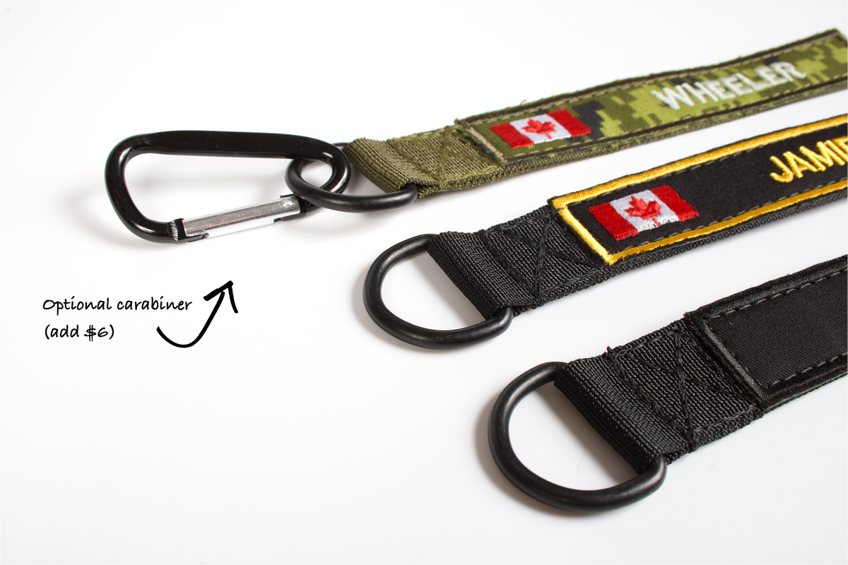 Military name 2025 tape keychain