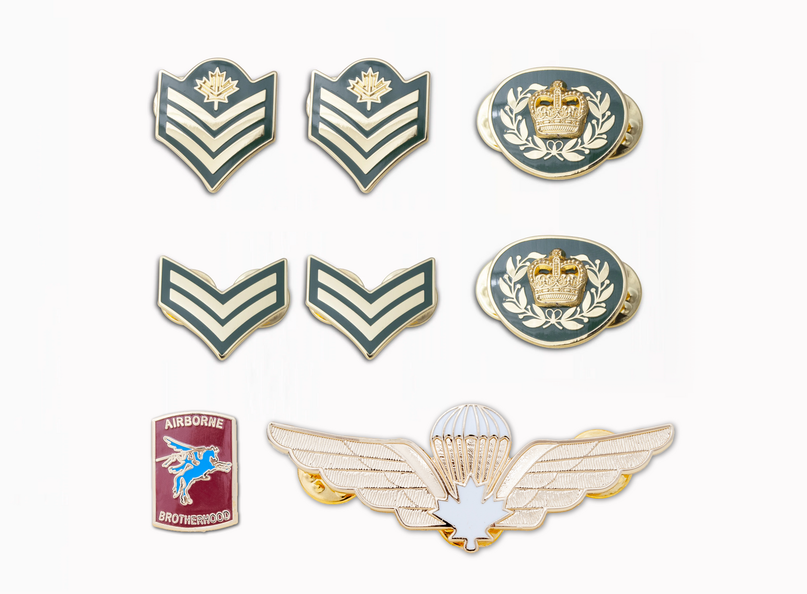 Collar Dogs, Lapel Pins & Metal Badges