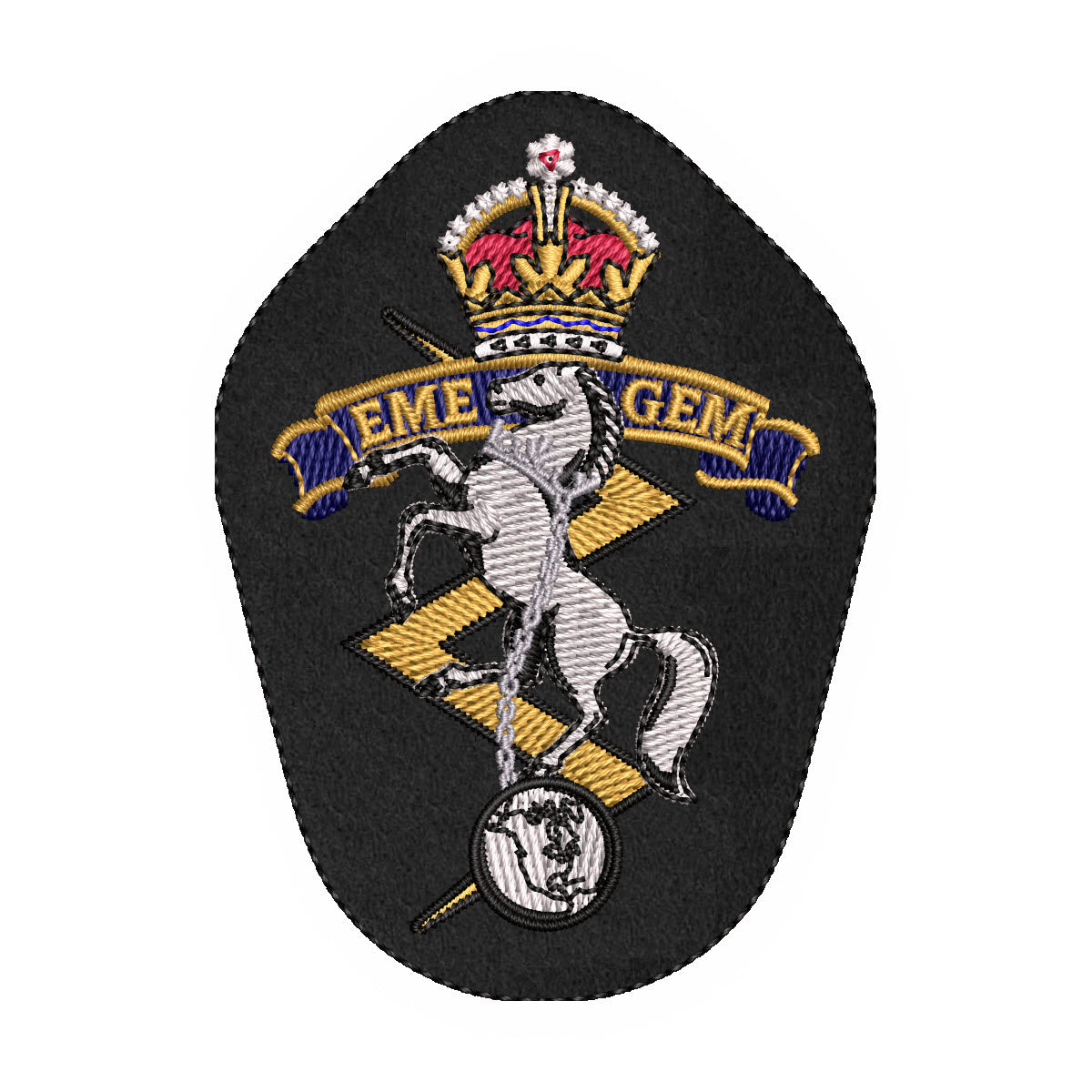 RCEME NCM Cap Badge