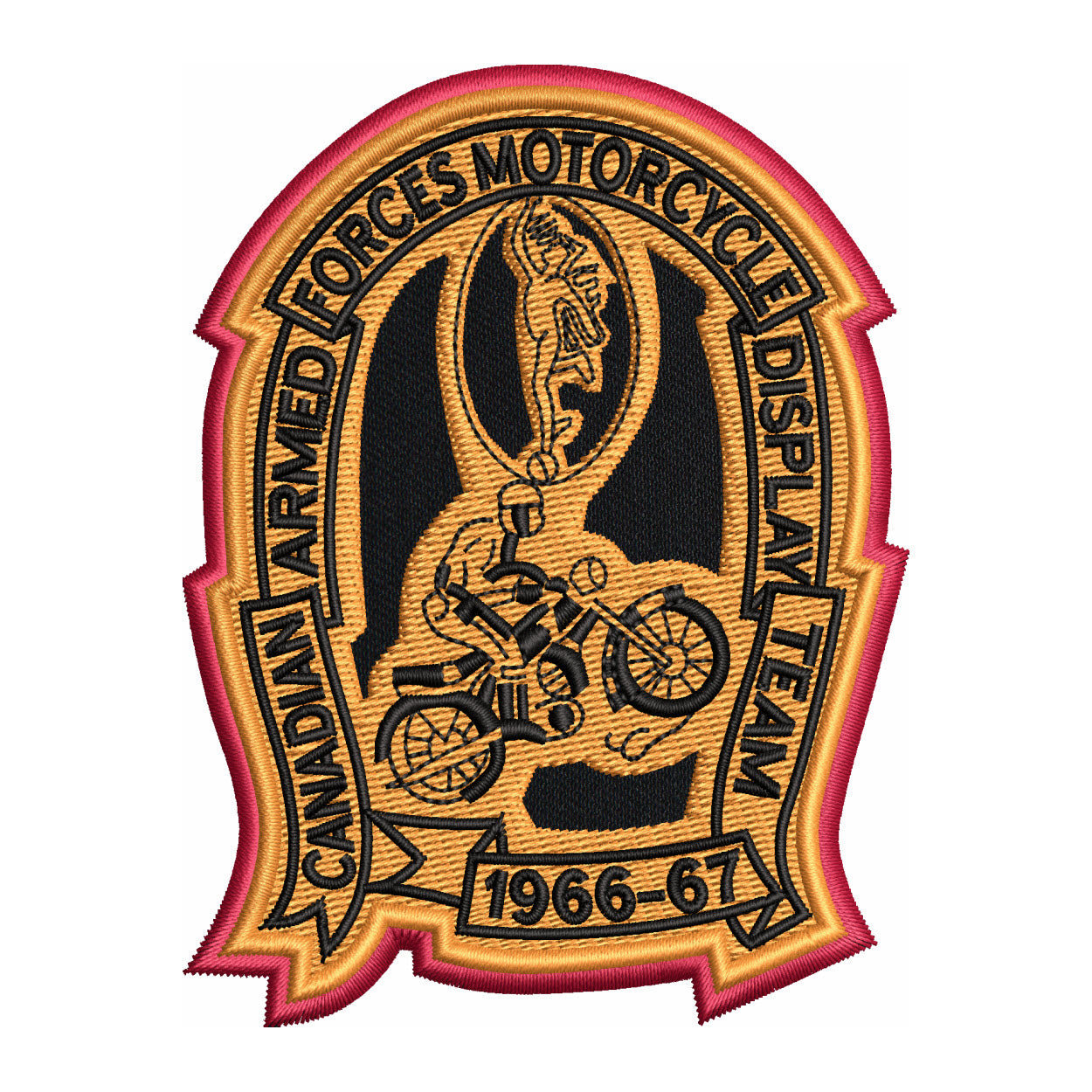 CAF Motorcycle Display Team Patch