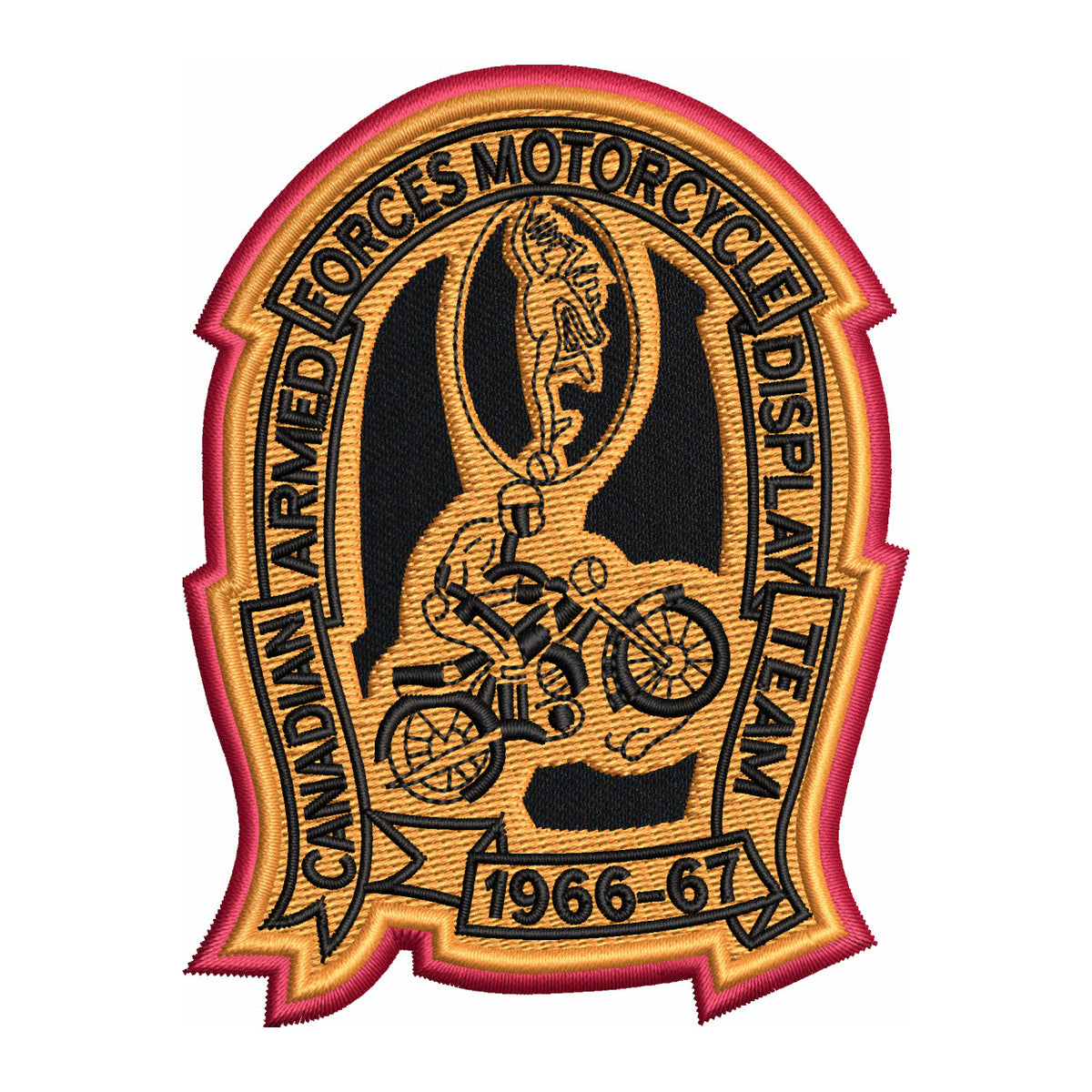CAF Motorcycle Display Team Patch
