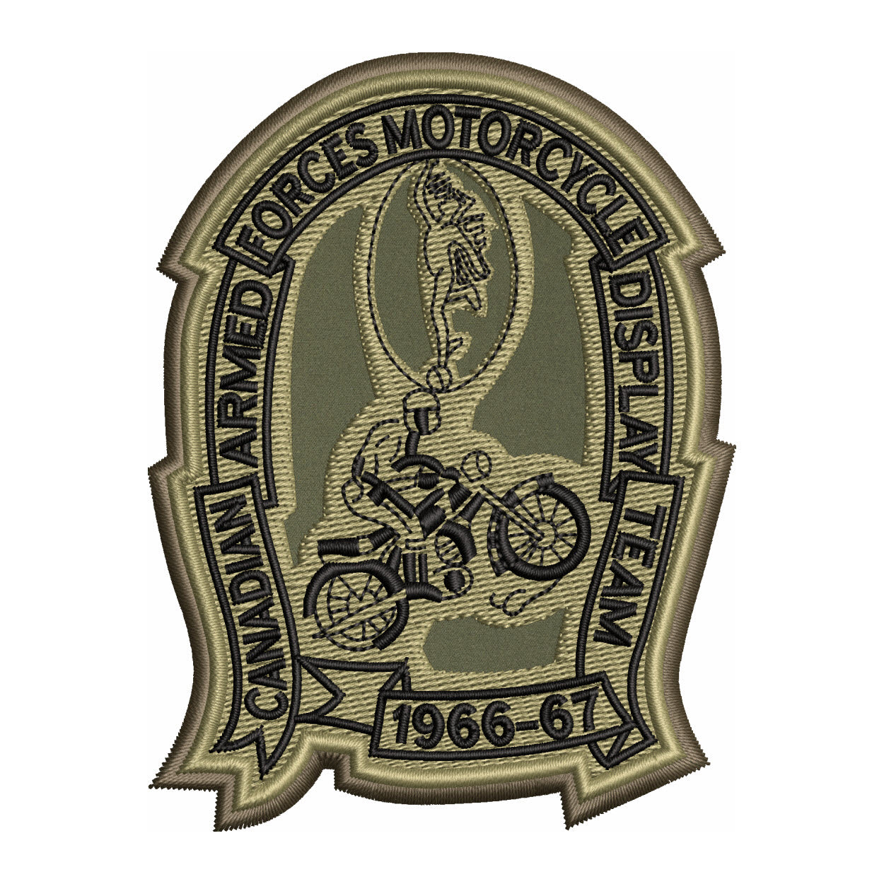 CAF Motorcycle Display Team Patch