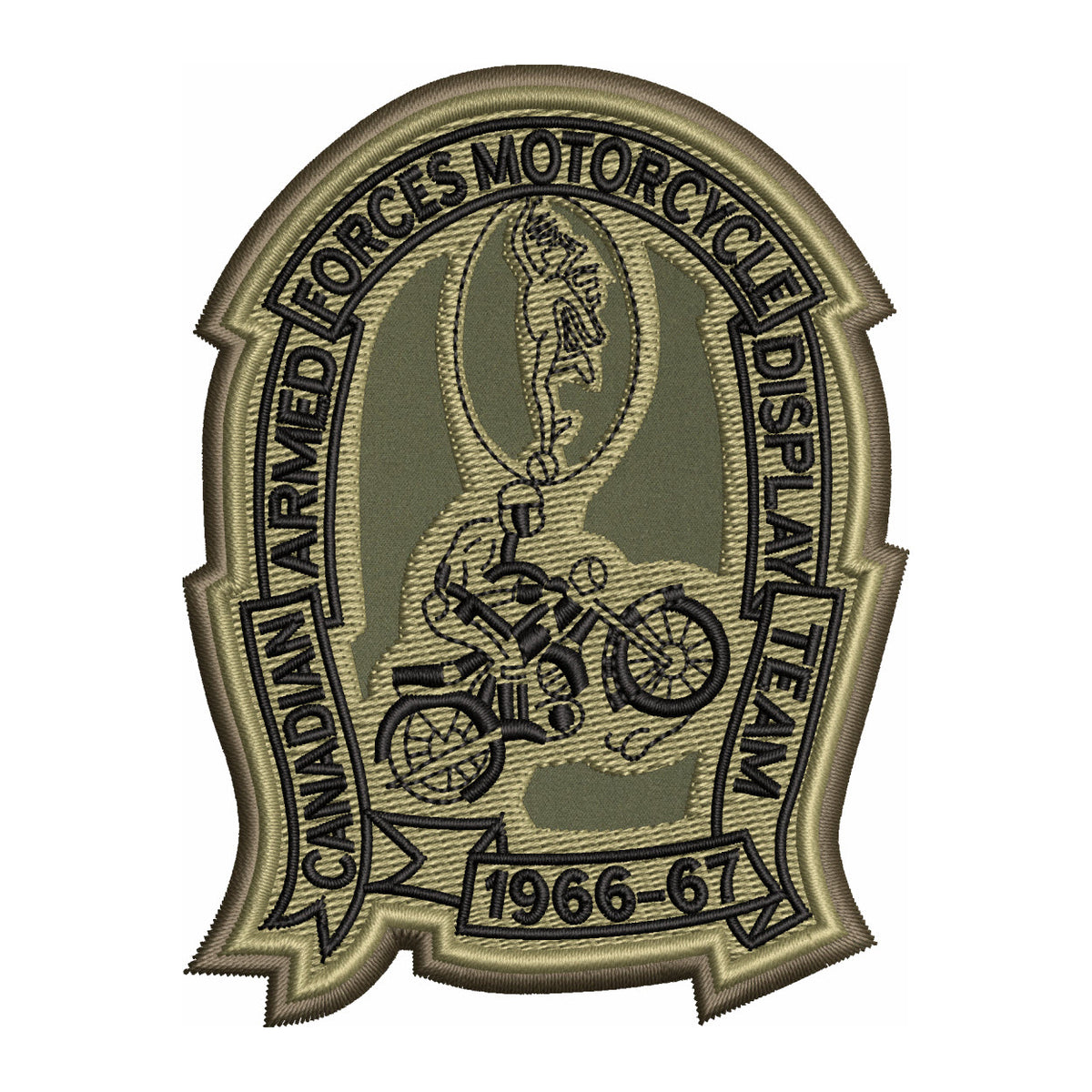 CAF Motorcycle Display Team Patch