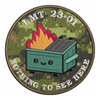 LMT 23-01 Dumpster Fire Morale Badge