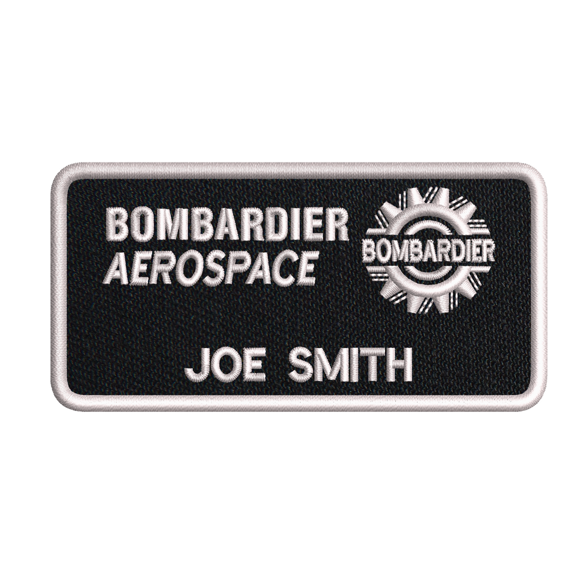 Bombardier Aerospace Flight Suit Name Patch