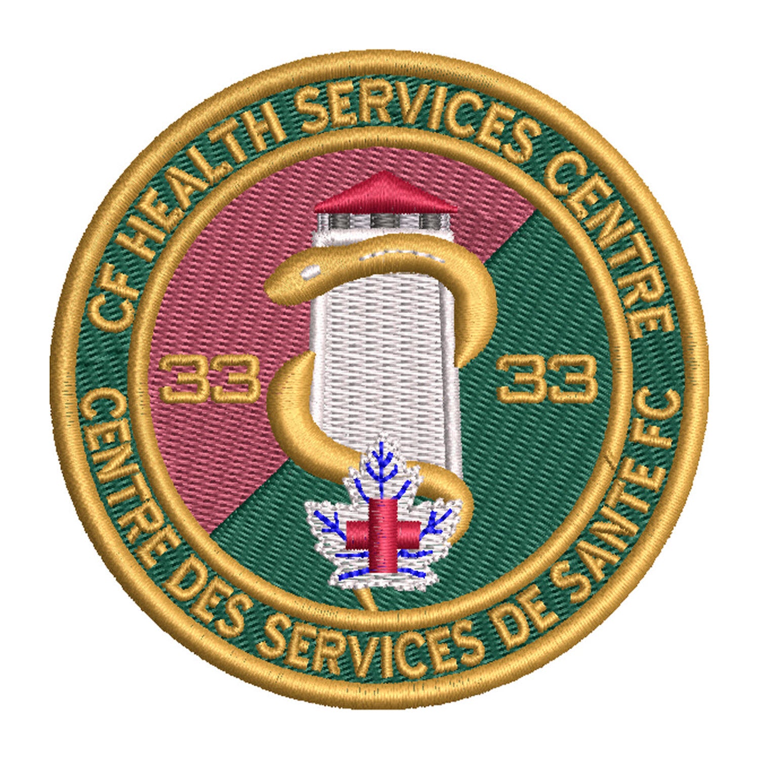 33 Canadian Forces Health Services Centre Kingston Badge