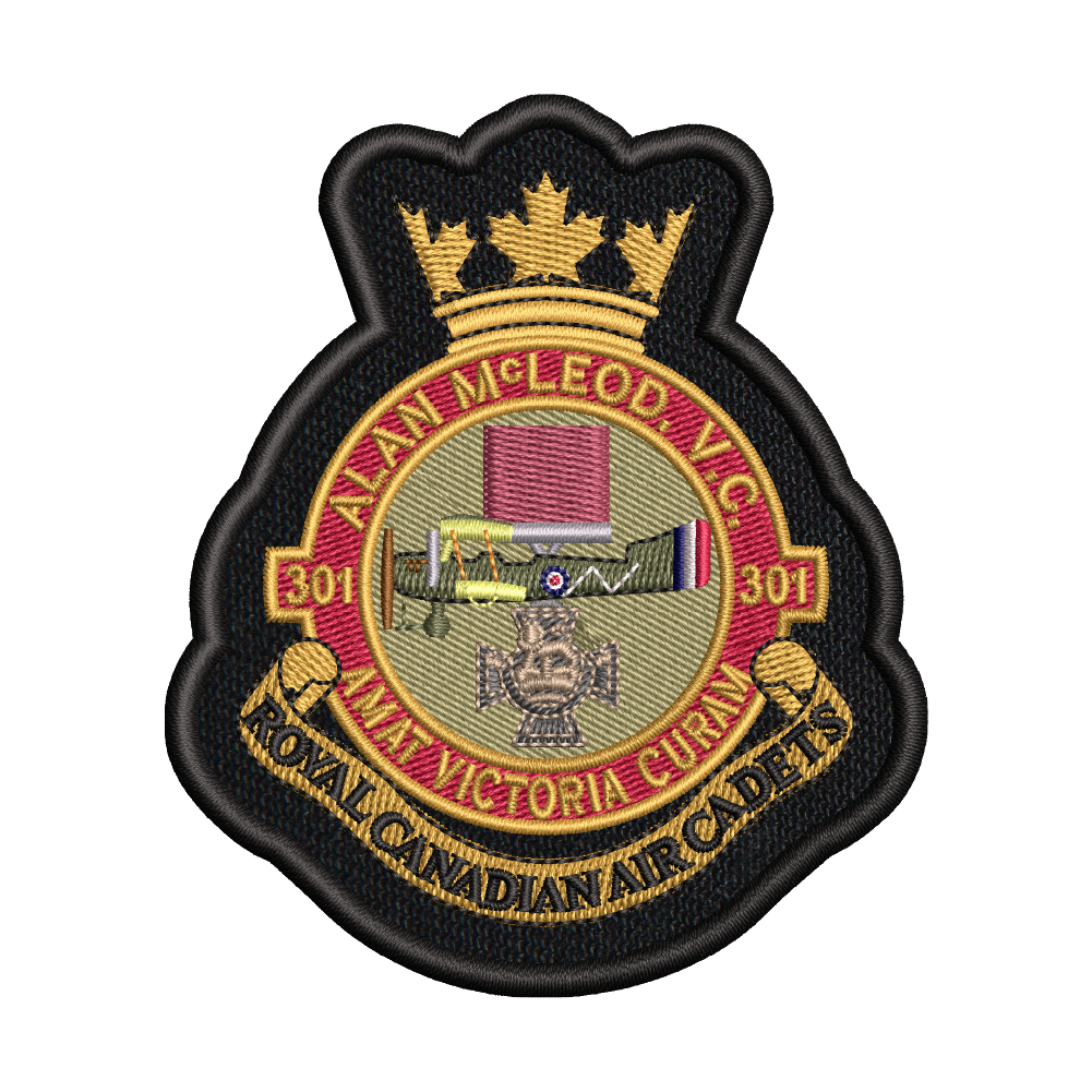  301 Alan McLeod RCACS badge