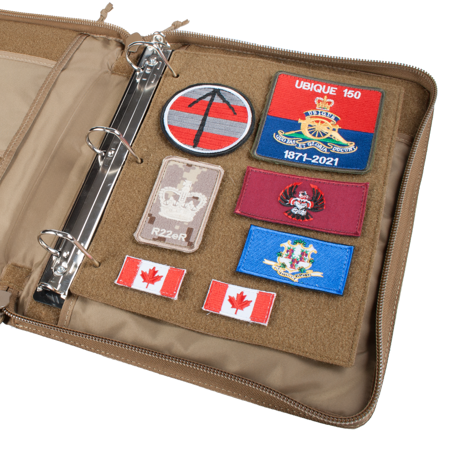 Double-sided Loop Fastener Patch Pages, fits a 3-Ring Binder