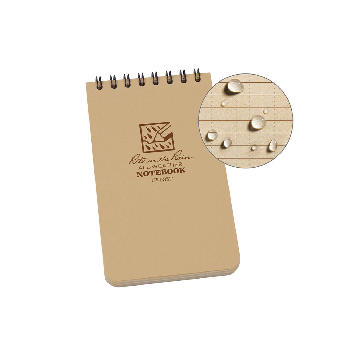 Rite in the Rain 3x5 Pocket Notebook (Olive or Tan)