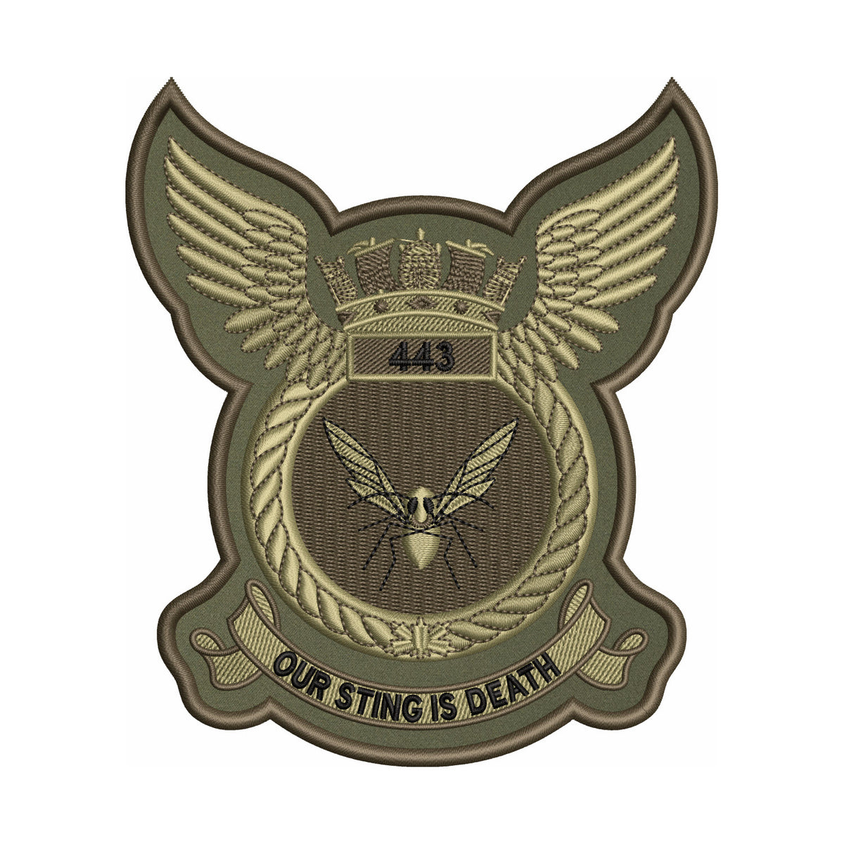 The 443 Squadron Badge