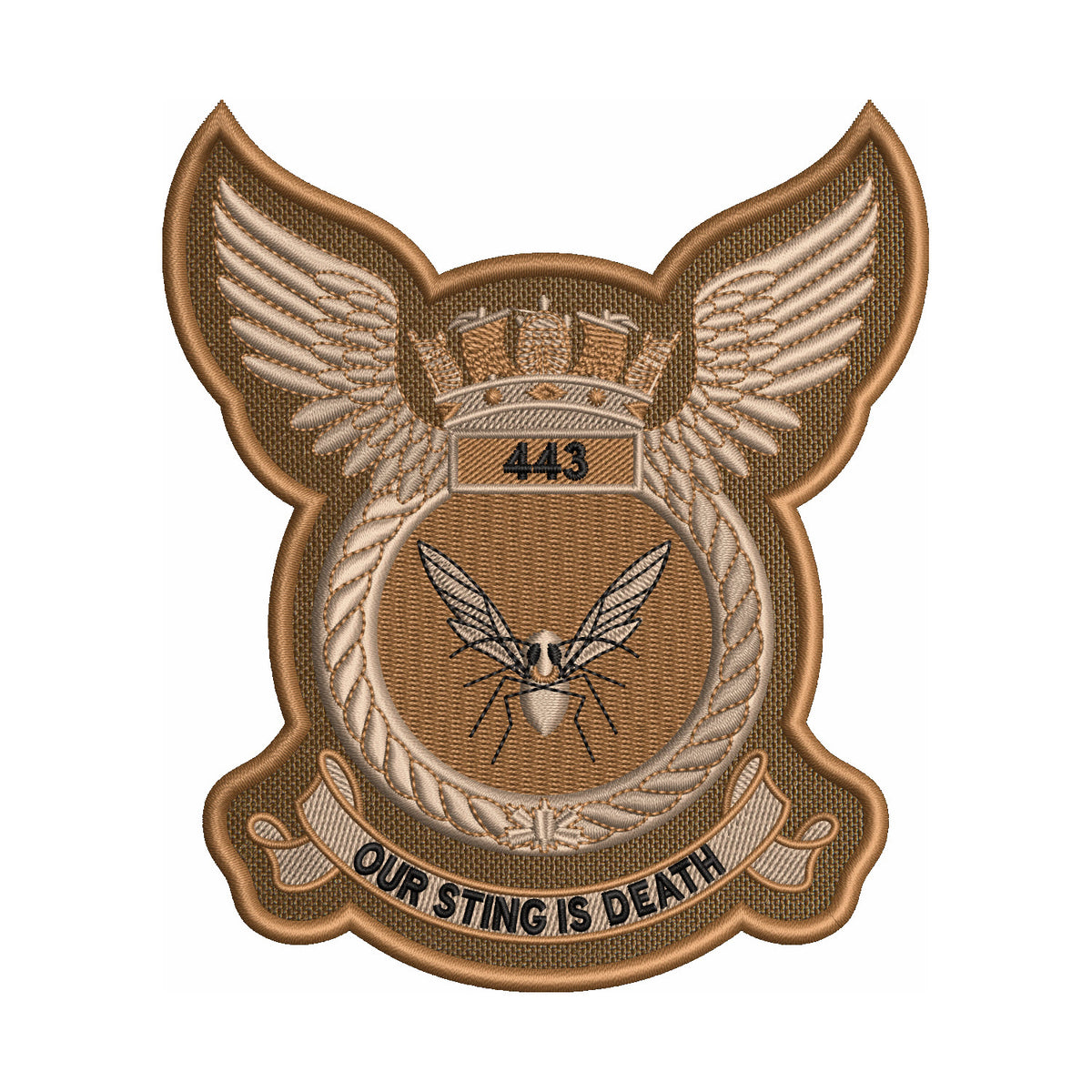 The 443 Squadron Badge
