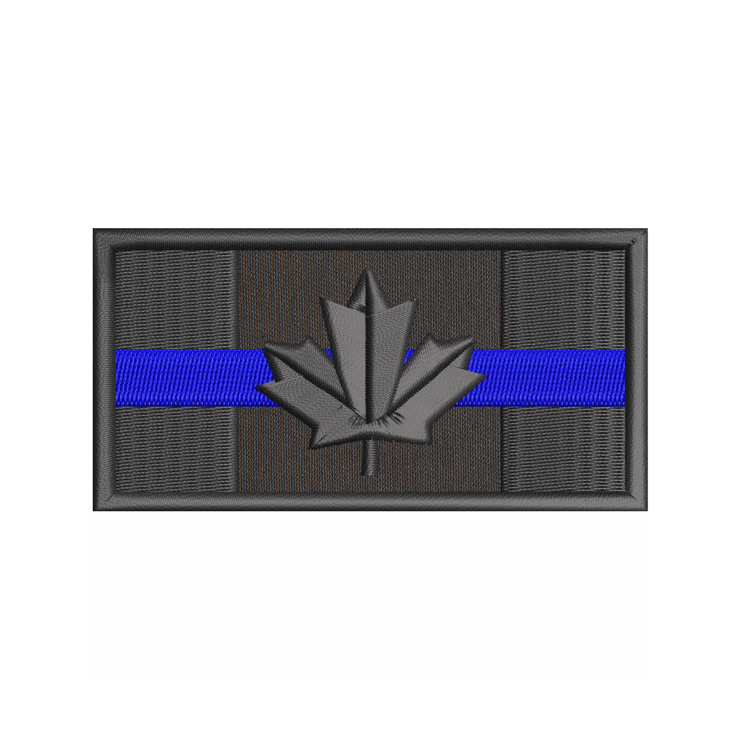 Thin Blue Line Canadian Flag