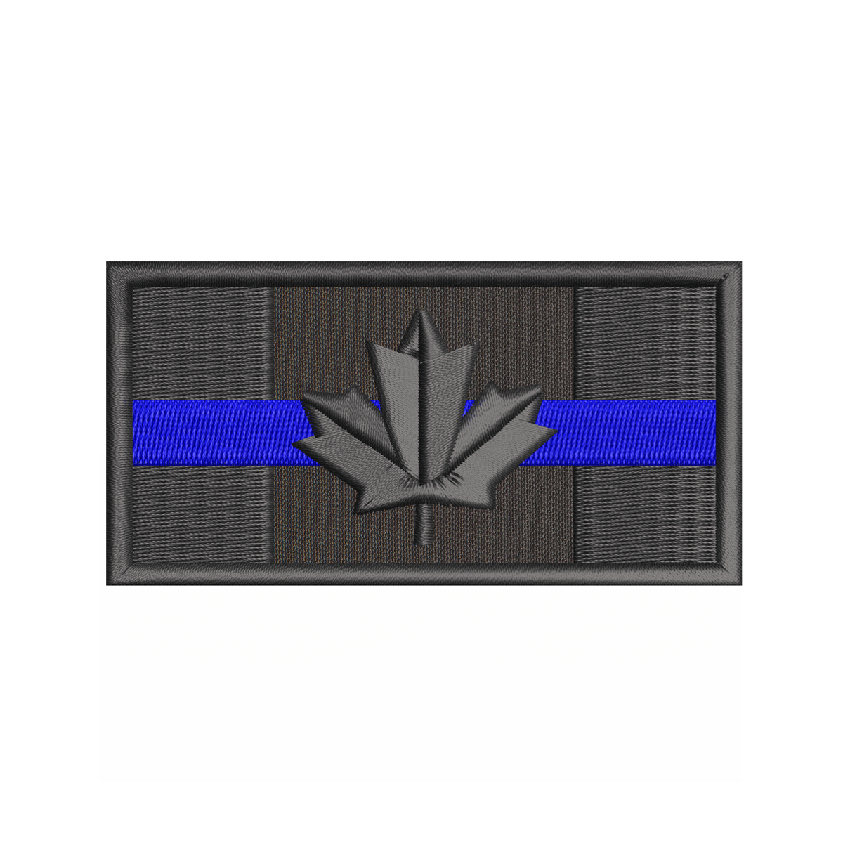 Thin Blue Line Canadian Flag