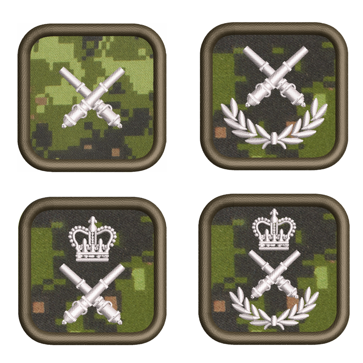 RCA Artillery Badges (Level 1-4)