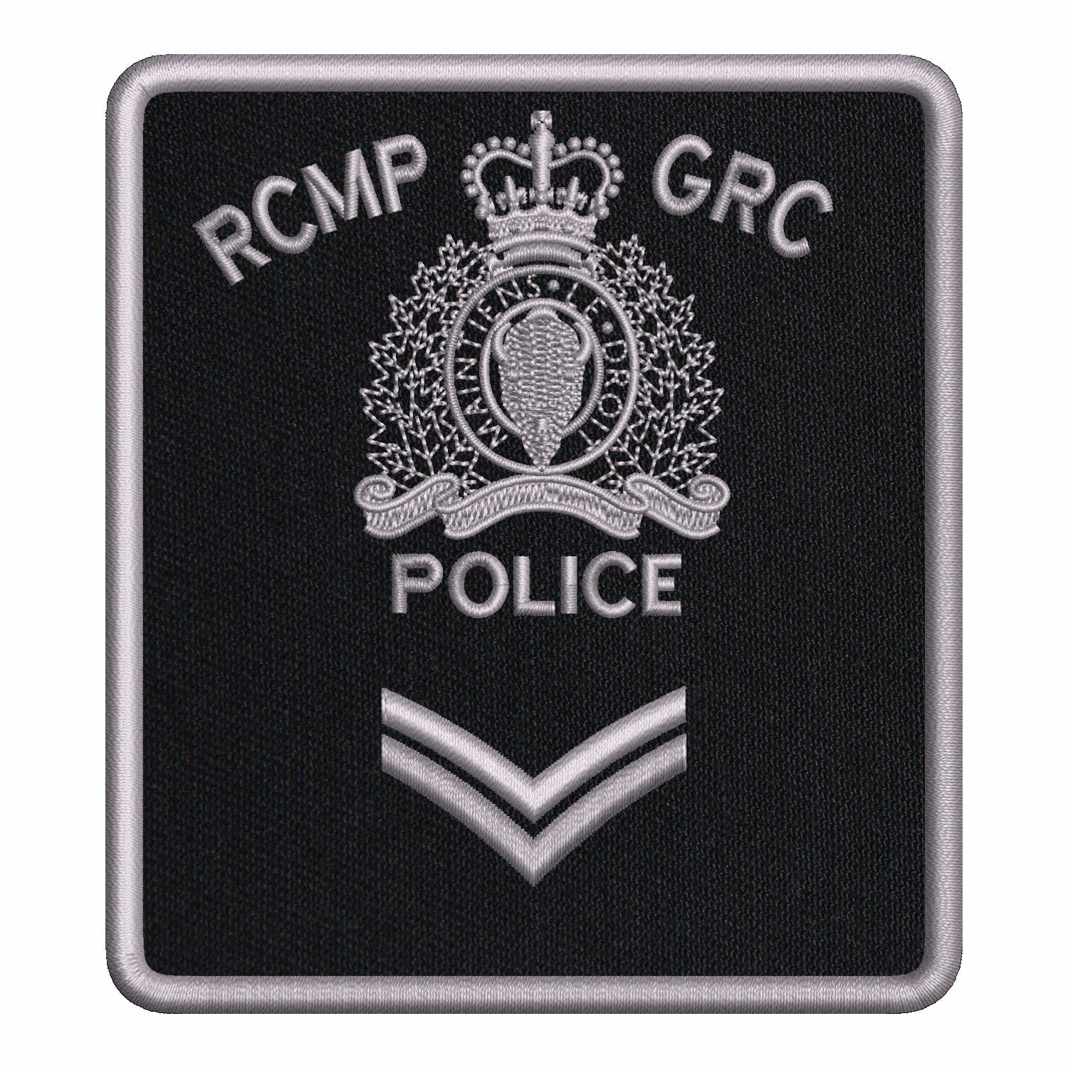 RCMP Crest With Rank