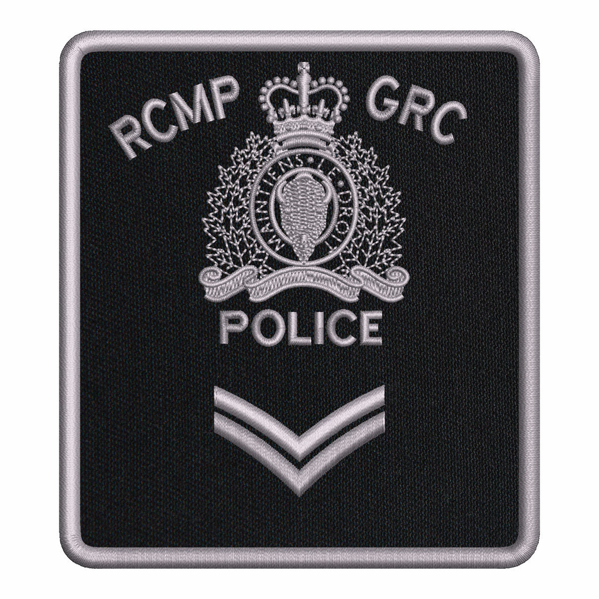 Rcmp Lettering RCMP Crest With Rank – CPGear Tactical
