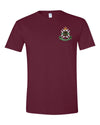 Cotton T-Shirt with Grey and Simcoe Printed Crest