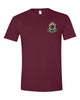 Cotton T-Shirt with Grey and Simcoe Printed Crest