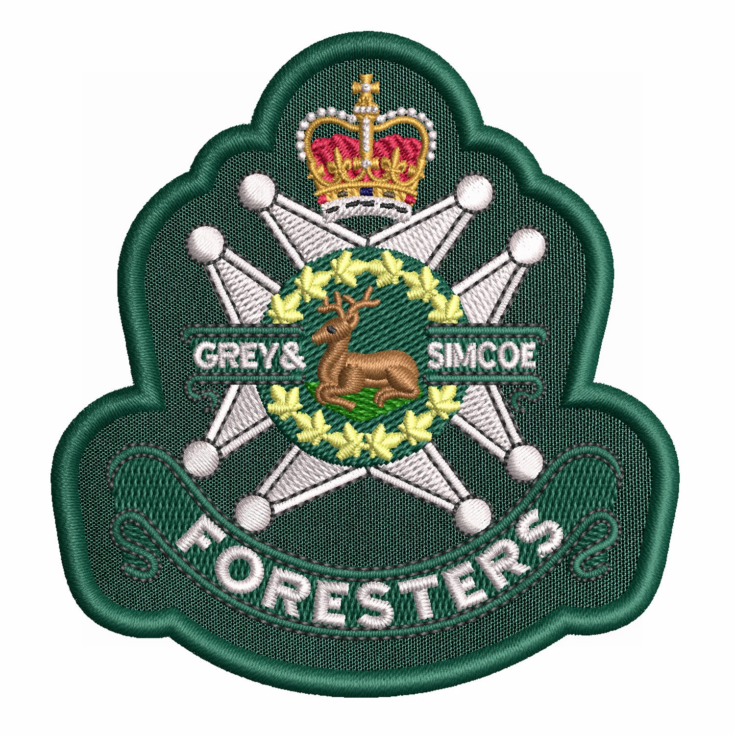 Grey and Simcoe Foresters Regimental Moral Crest