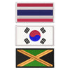 International Flag Patches