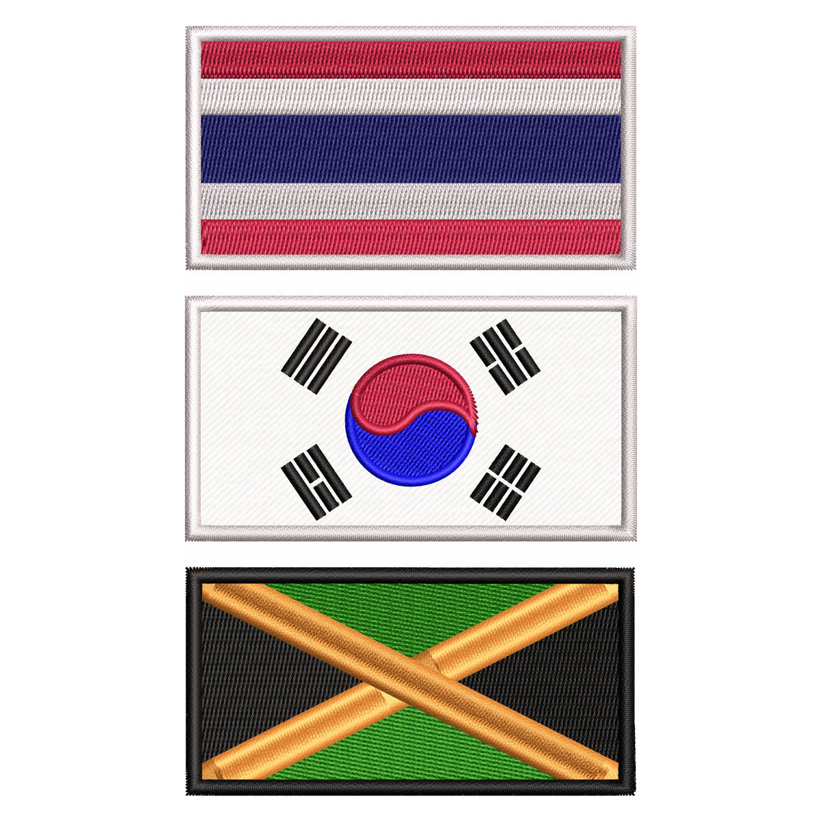 International Flag Patches