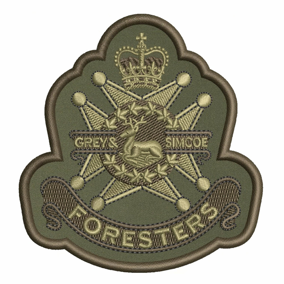 Grey and Simcoe Foresters Regimental Moral Crest