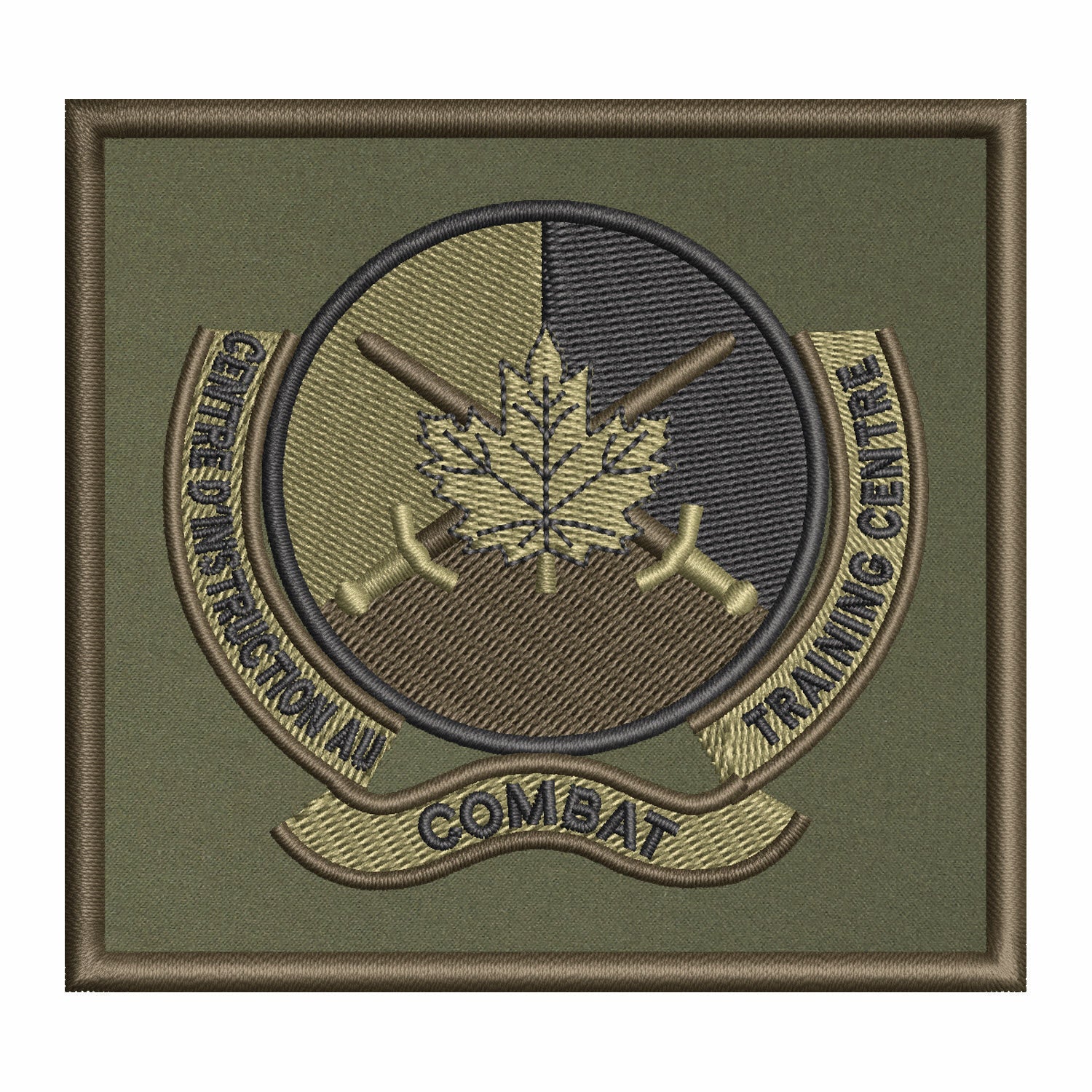Combat Training Centre with scroll badge