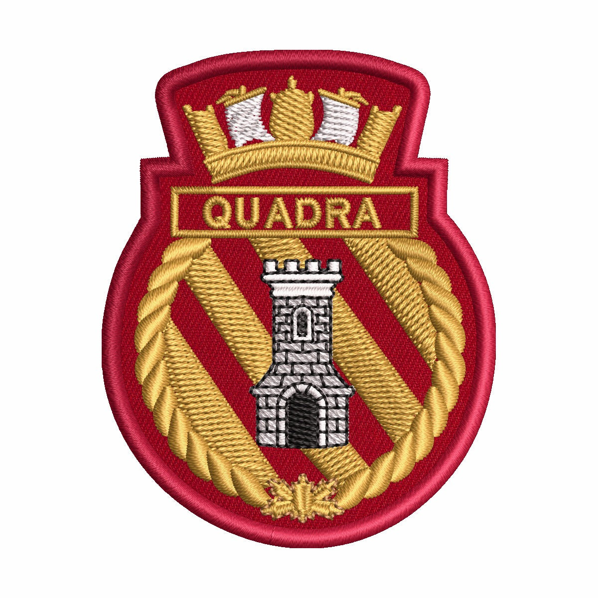 HMCS Quadra ship's badge (for Work Dress)