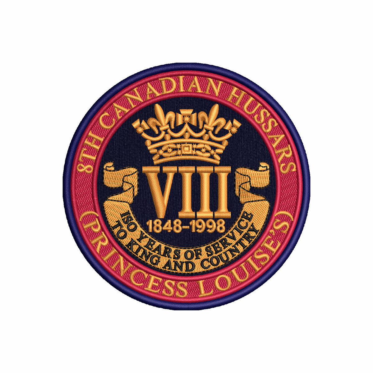8th Canadian Hussars Badge