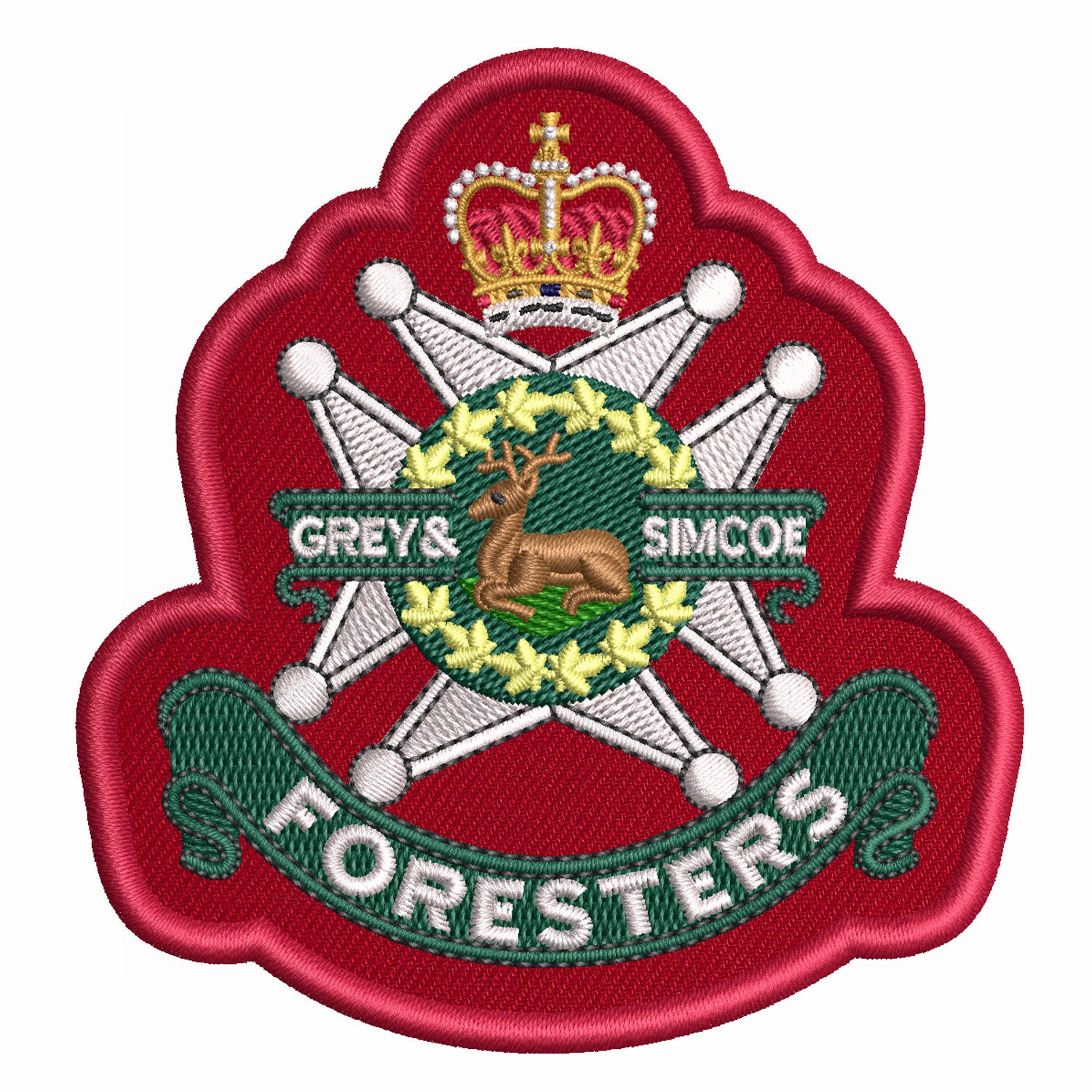 Grey and Simcoe Foresters Regimental Moral Crest