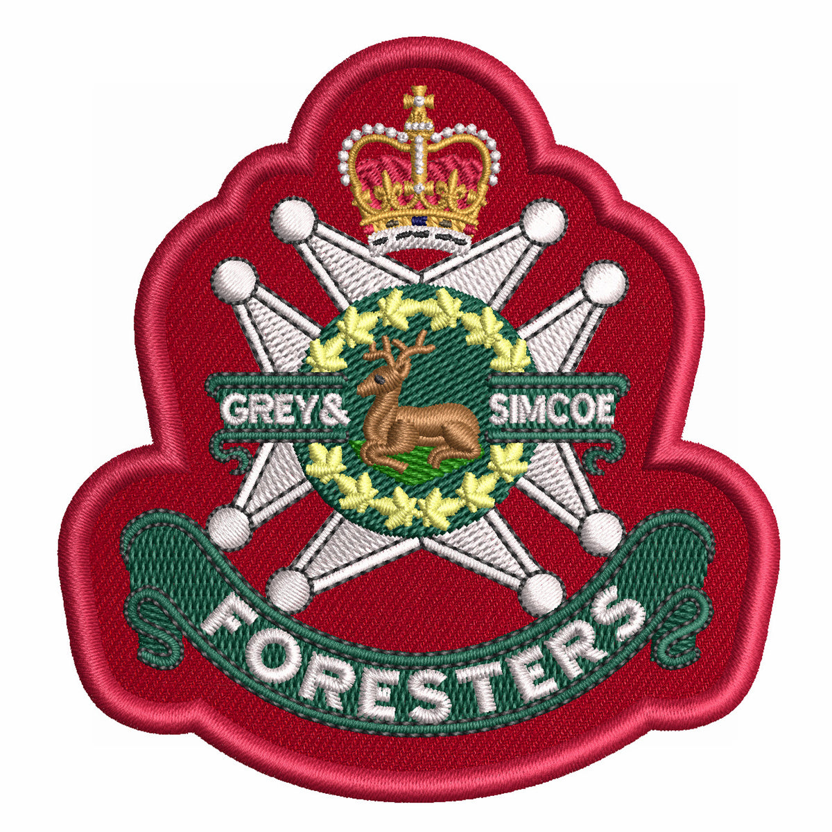 Grey and Simcoe Foresters Regimental Moral Crest