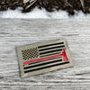 Laser Cut USA Fire Fighter Flag Patch