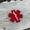 Laser Cut Star of Life Patch (3x3")