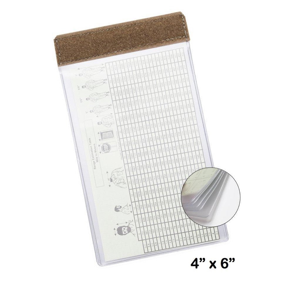Detachable Vinyl Checklists (for 4x6" Paper), 5 pages/10 views, stackable