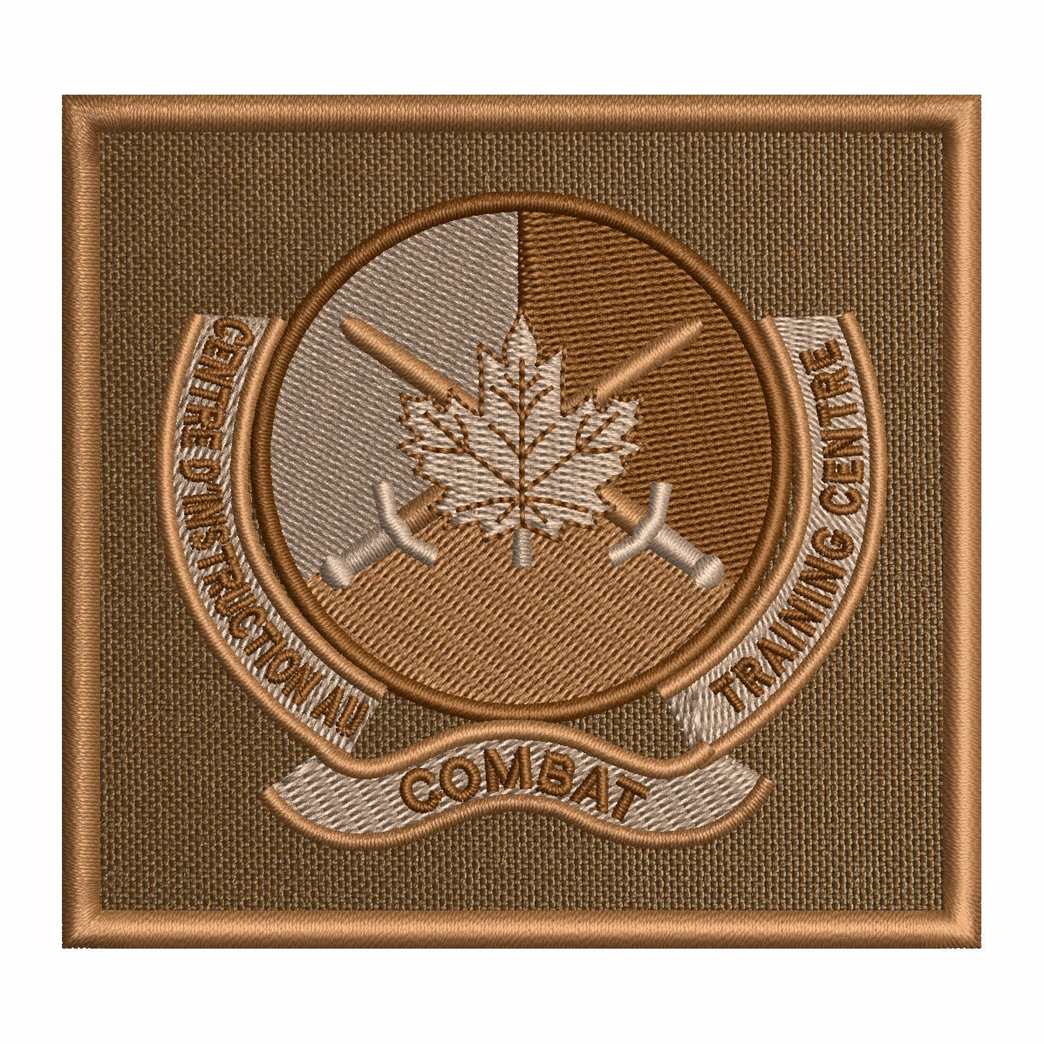 Combat Training Centre with scroll badge