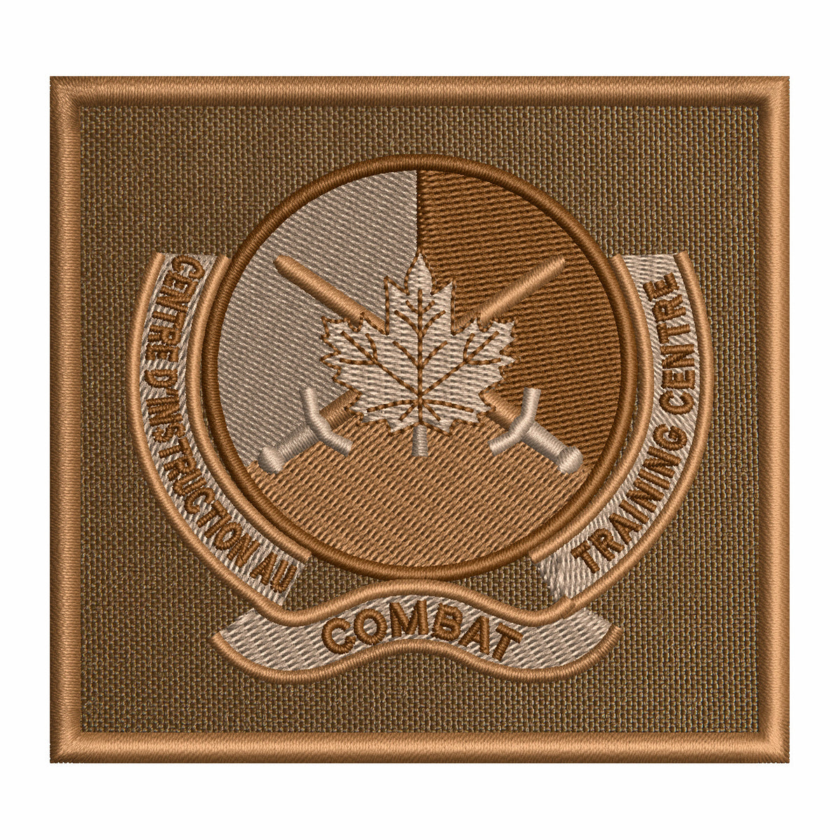 Combat Training Centre with scroll badge