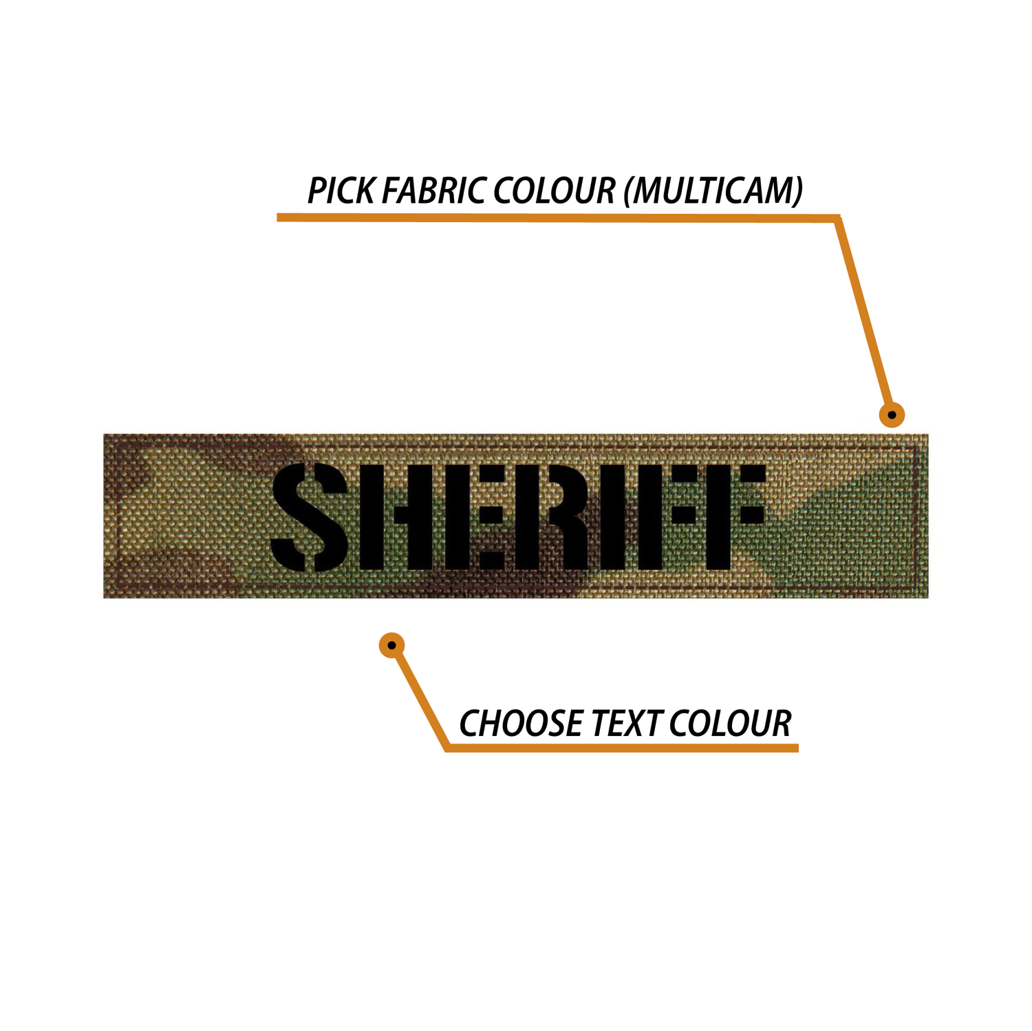 Laser Cut Custom Nametape (1x5")