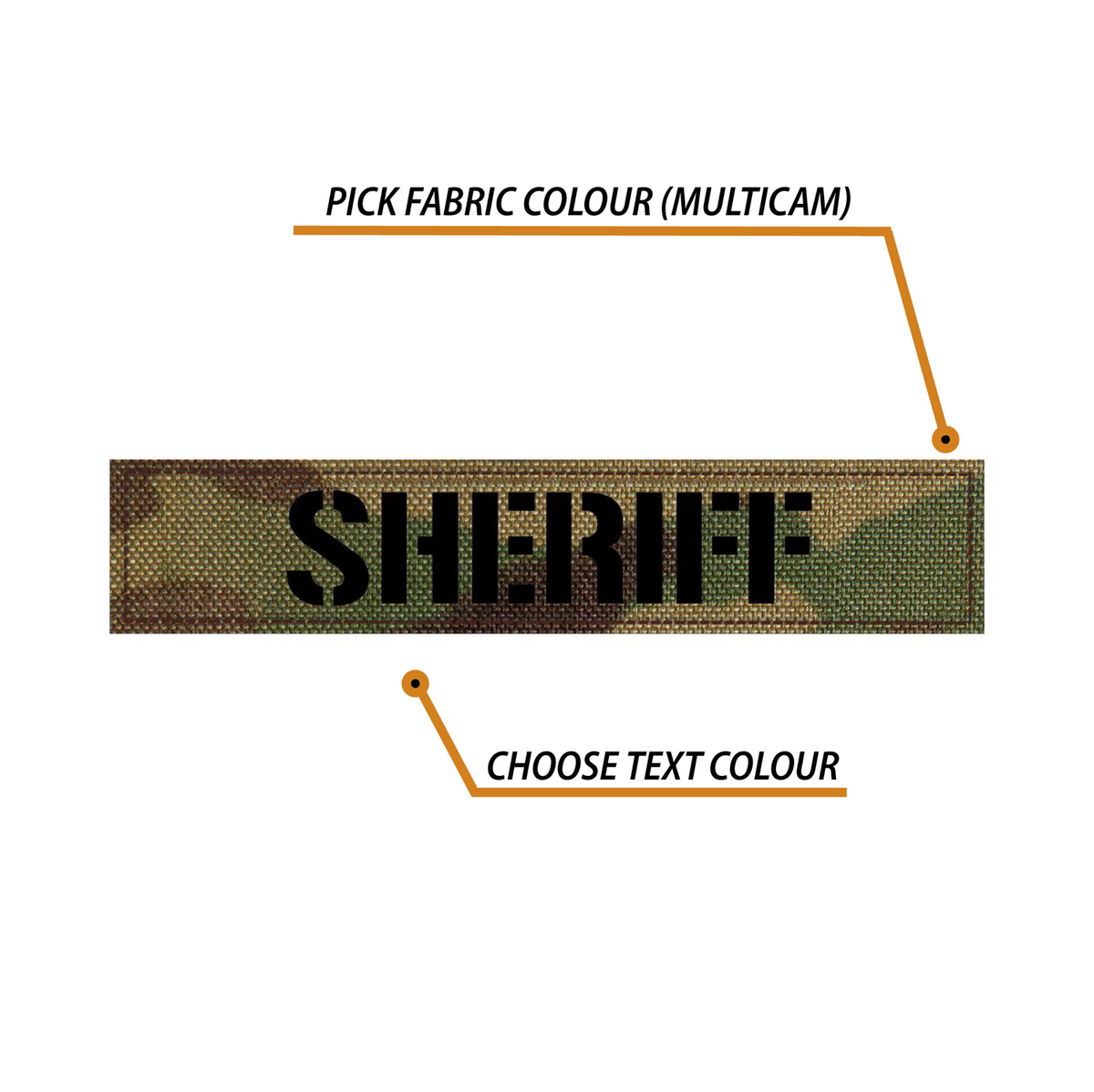 Laser Cut Custom Nametape (1x5")