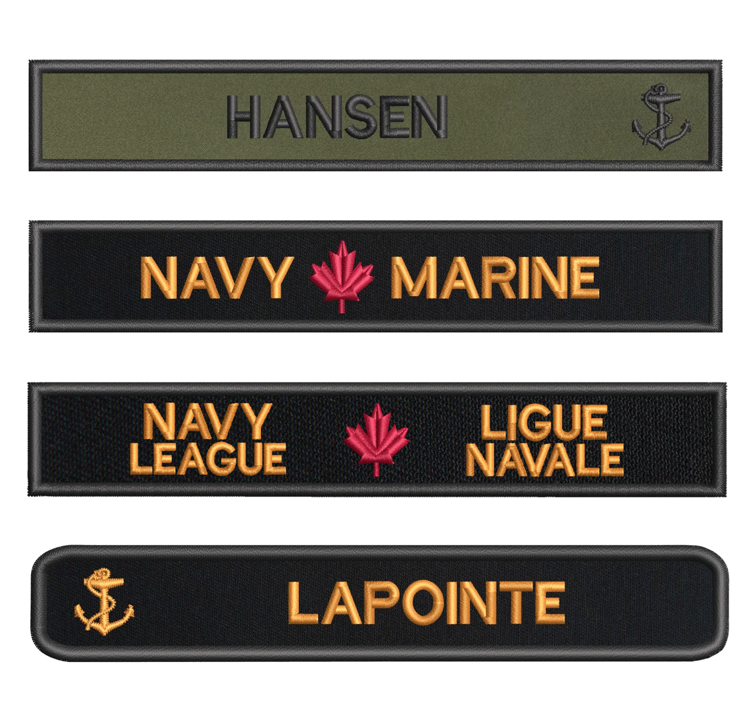 Navy Nametapes