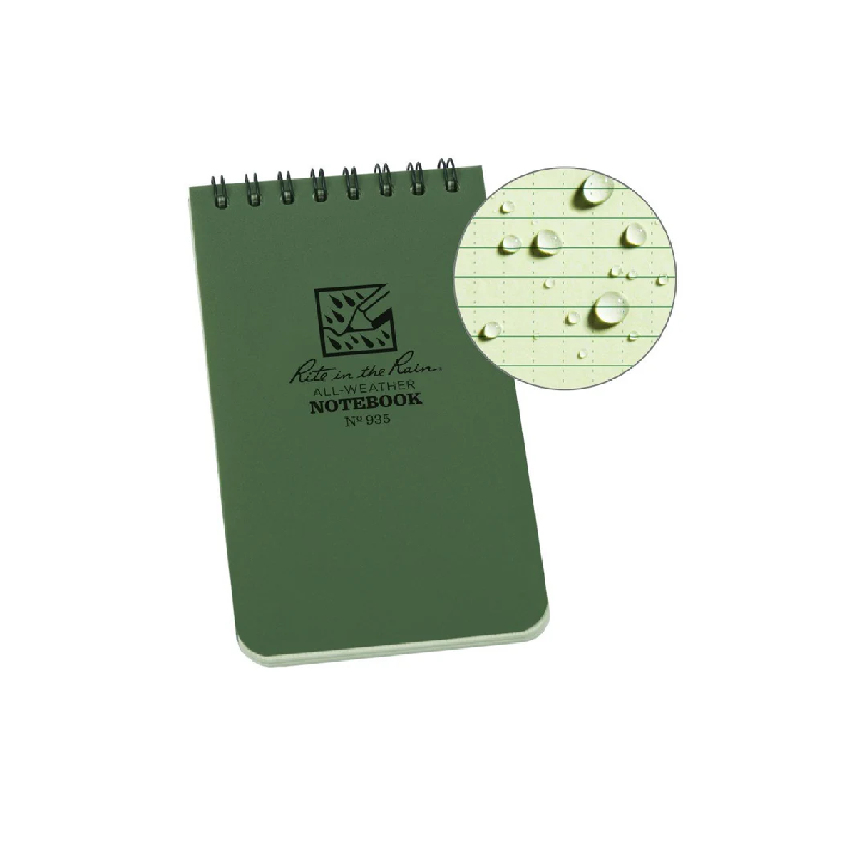 Rite in the Rain 3x5 Pocket Notebook (Olive or Tan)