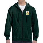 (DN) Gildan Adult Heavy Blend 8 oz., 50/50 Full-Zip Hooded Sweatshirt