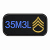 (DN) Custom Patch (2 x 4")