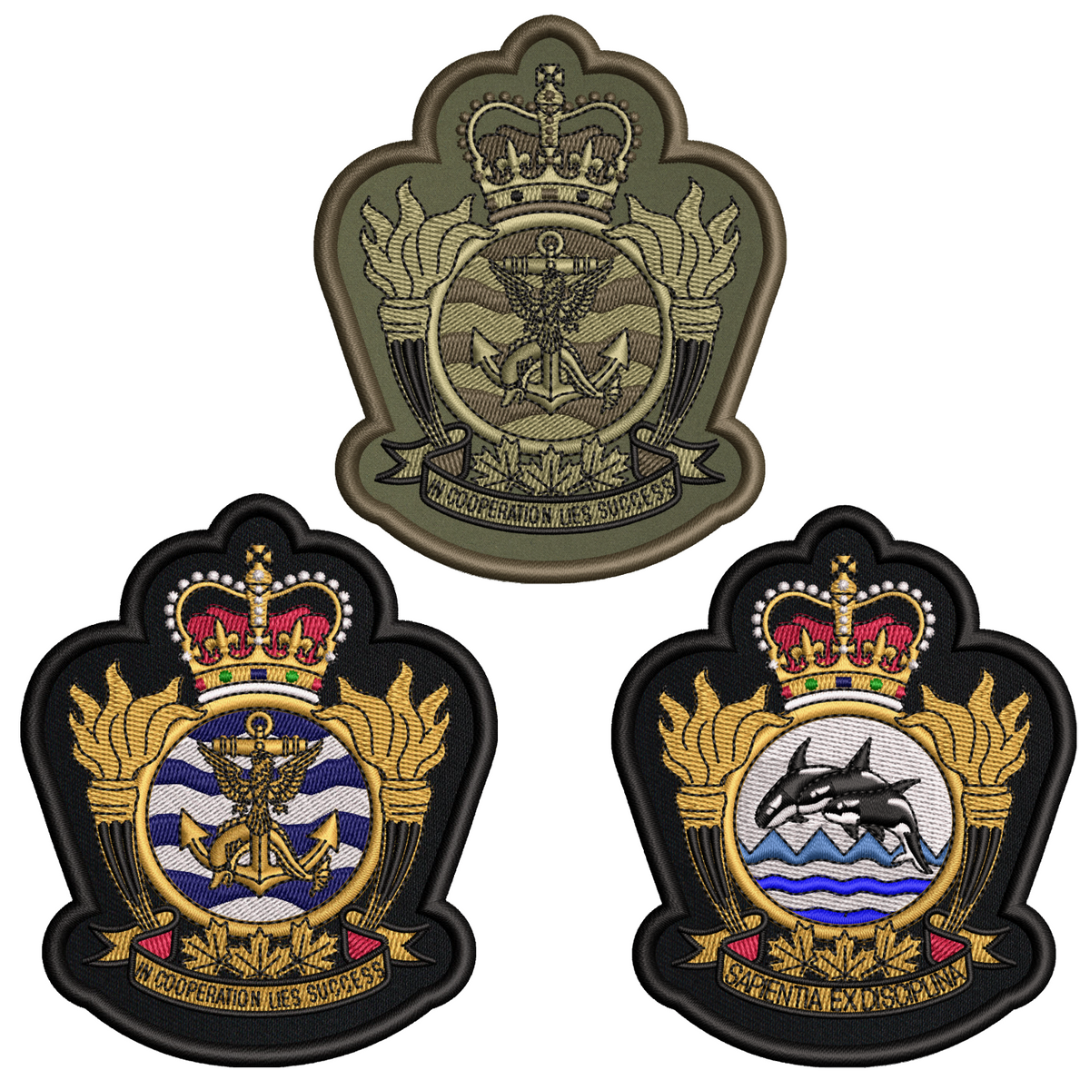 Military Crests: CF Schools, College & Training Center Badges