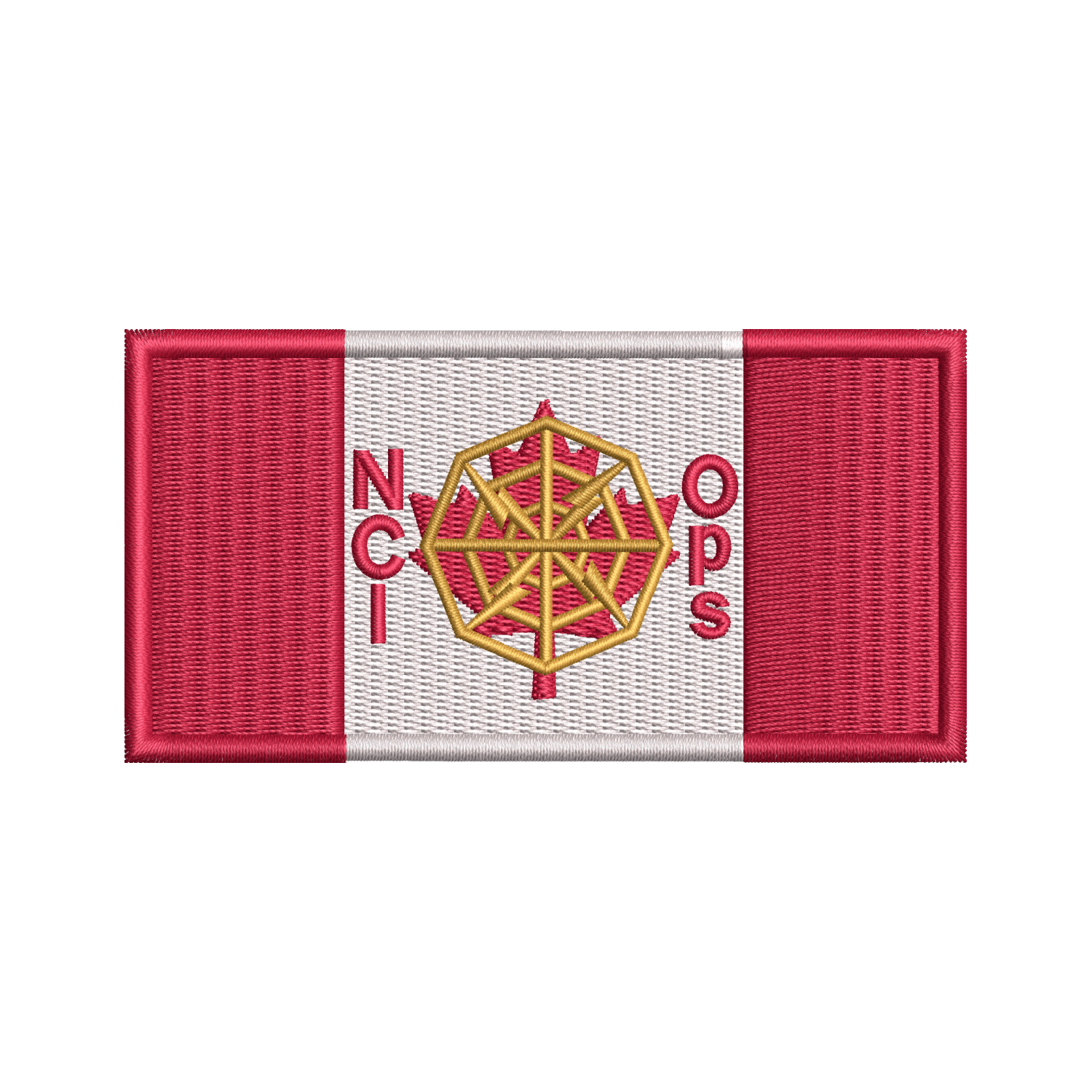 Canadian Flag with NCI OPS