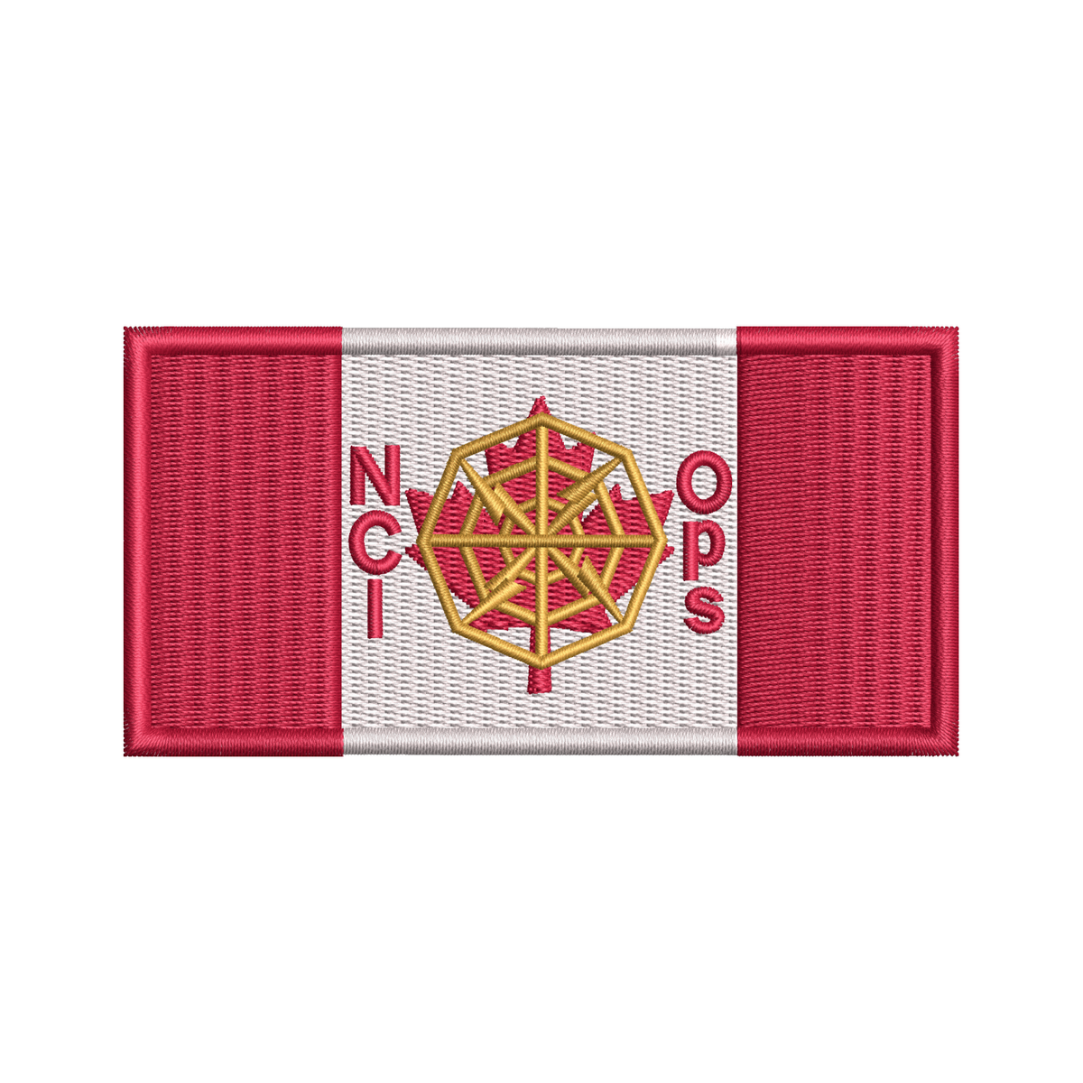 Canadian Flag with NCI OPS