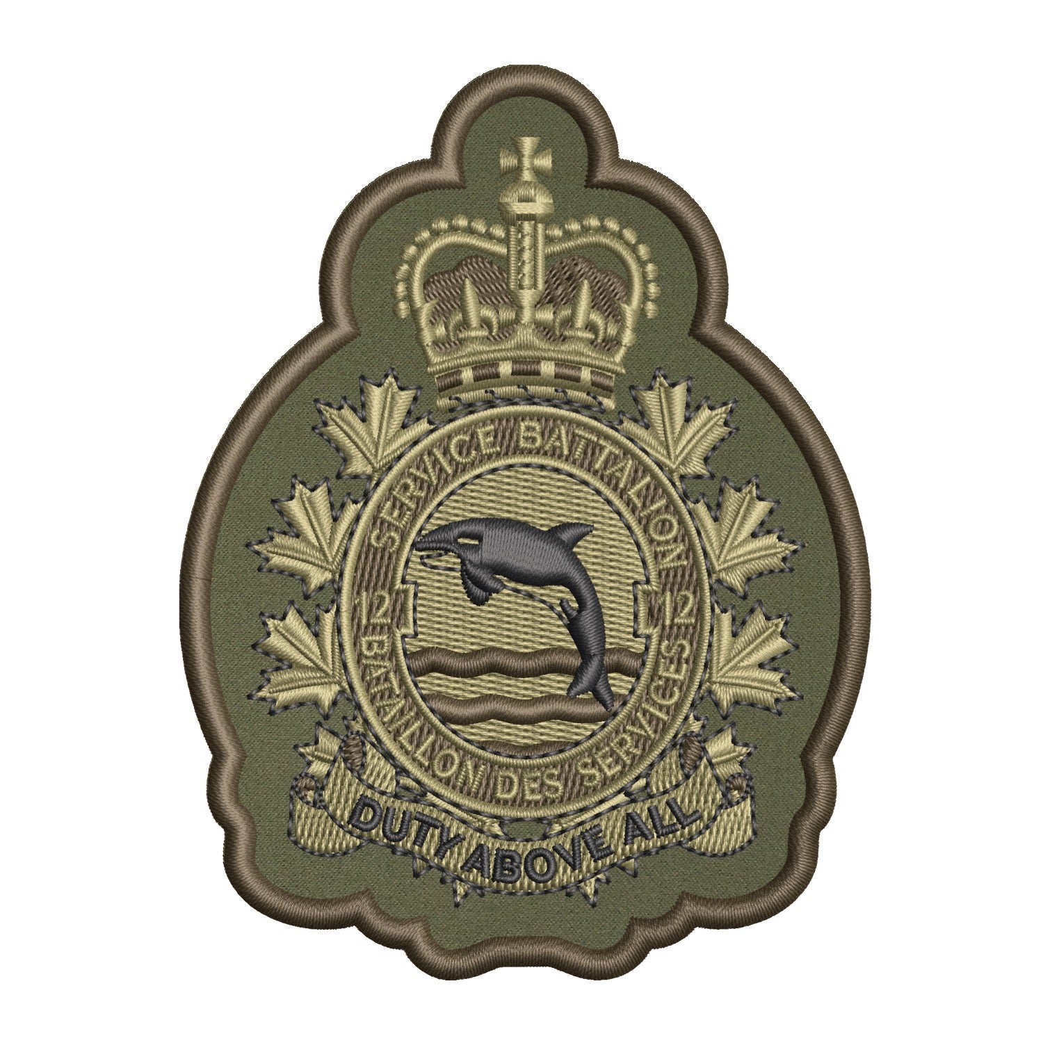 Military Crests: Service Battalion Badges