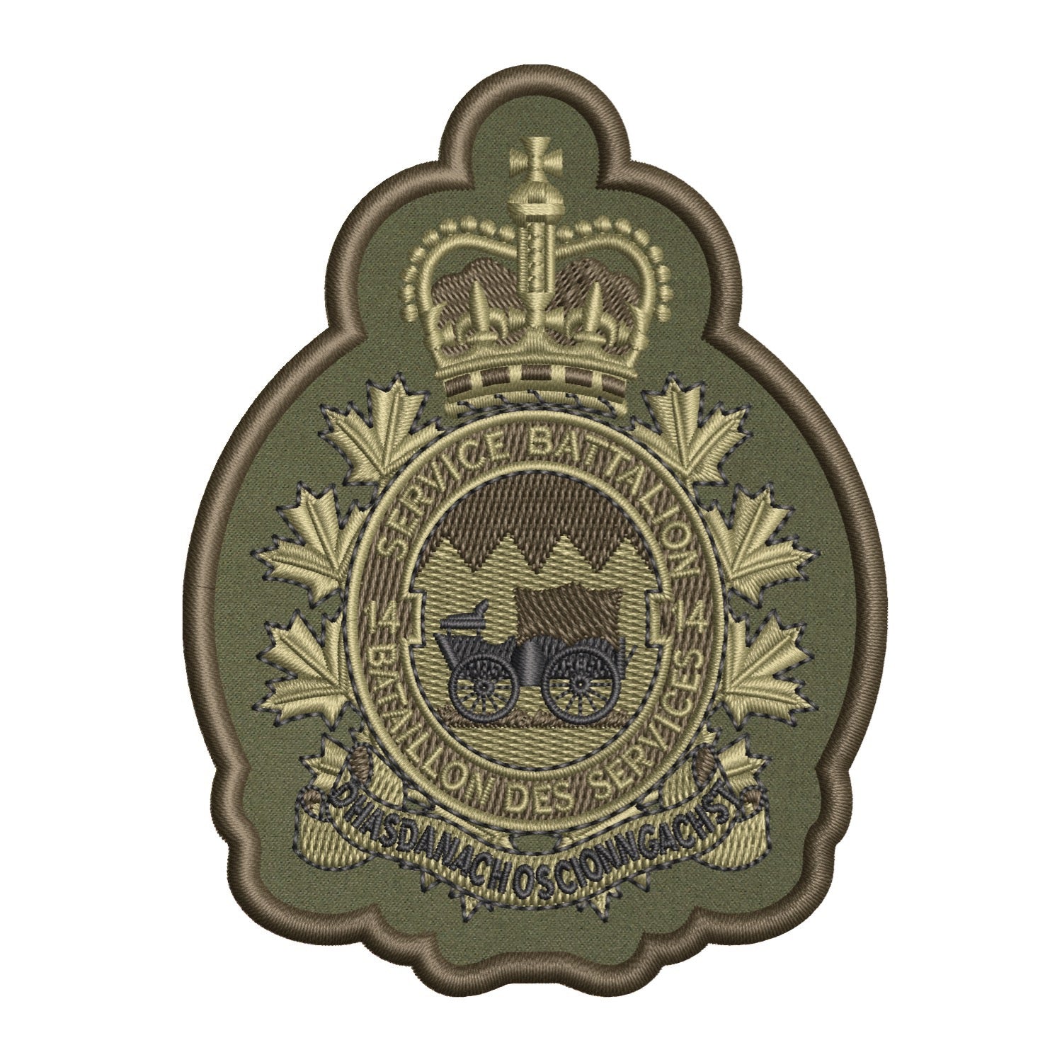 Military Crests: Service Battalion Badges