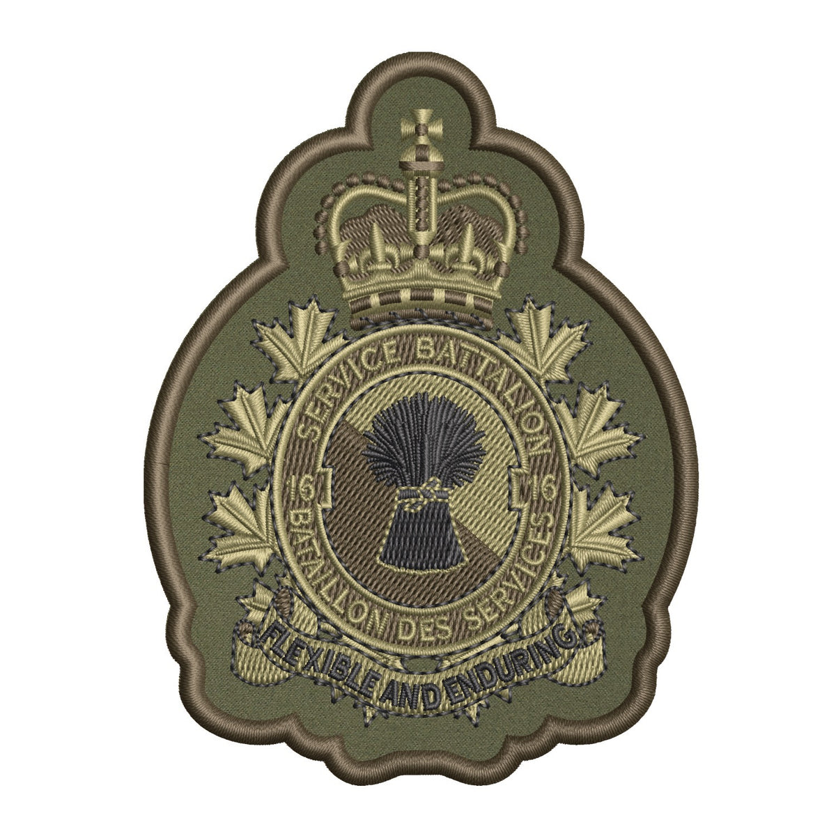 Military Crests: Service Battalion Badges