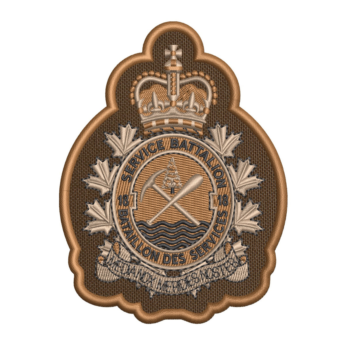 Military Crests: Service Battalion Badges