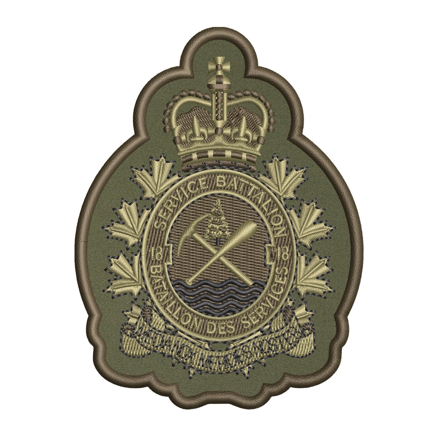 Military Crests: Service Battalion Badges